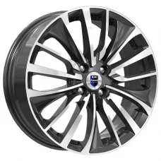 КиК Flanker 17x6.5 5x112 ET 33 CB57.10 ЛитойxЧерный с полированной лицевой поверхностью