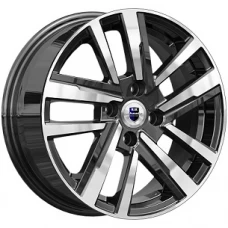 КиК Хант 15x6.0 4x100 ET 37 CB60.10 Черный с полированной лицевой поверхностью
