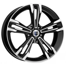 R18 КиК Каррера (КС655) 7.0/5х114.3х67.1/35 Алмаз черный (арт.30341)