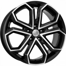 КиК Пандора 19x8.5 5x120 ET 45 CB67.10 ЛитойxЧерный с полированной лицевой поверхностью