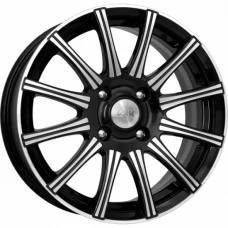 КиК Сиеста R14x5.5 4x100 ET35 CB67.1 Almaz_black