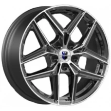 КиК Юнион 17x7.0 5x112 ET 40 CB57.10 Черный с полированной лицевой поверхностью