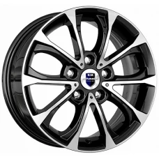 КиК Urals 15 / 6.5J PCD 5x100.0 ET 43.00 ЦО 67.10 Черный с полированной лицевой поверхностью