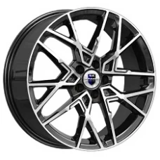 КиК Вудроф 18x7.0 5x110 ET 40 CB65.10 Черный с полированной лицевой поверхностью