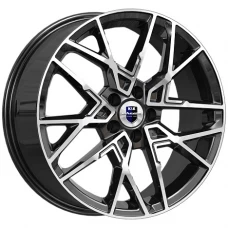 КиК Вудроф 18x7.0 5x108 ET 36 CB65.10 Черный с полированной лицевой поверхностью
