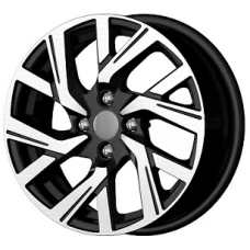 КиК ZV XRAY КС1030 15x6.0 4x100 ET 37 CB60.10 Черный с полированной лицевой поверхностью