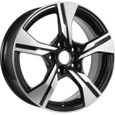 КиК ZV Lifan Х60 КС1053 16x6.5 5x114.30 ET 45 CB60.10 ЛитойxЧерный с полированной лицевой поверхностью