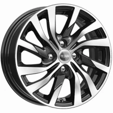 КиК ZV Logan II КС882 15 / 6.0J PCD 4x100.0 ET 40.00 ЦО 60.10 Черный с полированной лицевой поверхностью