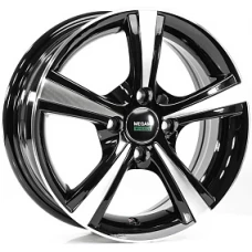 Megami MGM-10 14x5.5 4x100 ET 40 CB60.10 ЛитойxЧерный с полированной лицевой поверхностью