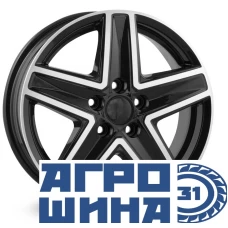 N2O V2237 16x6.5 5x130 ET 50 CB78.10 ЛитойxЧерный с полированной лицевой поверхностью