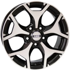 NEO 653 16 / 6.5J PCD 5x100.0 ET 50.00 ЦО 56.10 Черный с полированной лицевой поверхностью
