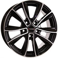 NEO 842 18 / 7.5J PCD 5x114.3 ET 40.00 ЦО 67.10 Черный с полированной лицевой поверхностью
