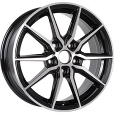 NZ R-03 17 / 7.0J PCD 5x114.3 ET 40.00 ЦО 66.10 Черный с полированной лицевой поверхностью