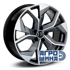 Replica FR A497 21x9.5 5x112 ET 20 CB66.45 Черный с полированной лицевой поверхностью