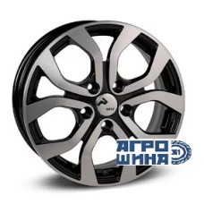 RPLC-Wheels Hy164 16x6.5 5x114.30 ET 45 CB67.10 Черный с полированной лицевой поверхностью
