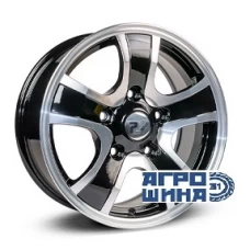 RPLC-Wheels La170 16x7.0 5x139.70 ET 40 CB98 Черный с полированной лицевой поверхностью