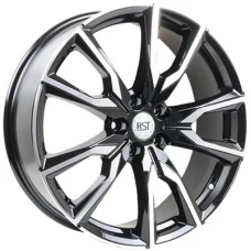 RST R012 20 / 8.0J PCD 5x114.3 ET 45.00 ЦО 67.10/ Черный с полированной лицевой поверхностью