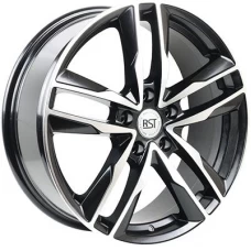 RST R128 18 / 7.5J PCD 5x112.0 ET 51.00 ЦО 66.60 Черный с полированной лицевой поверхностью