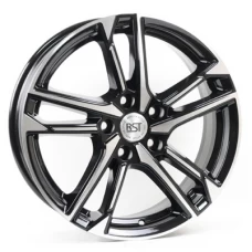 RST R197 17x6.5 5x114.30 ET 37 CB66.50 ЛитойxЧерный с полированной лицевой поверхностью