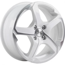 Скад Аллигатор 15x6.0 4x100 ET 45 CB67.10 Белый с полированной лицевой поверхностью