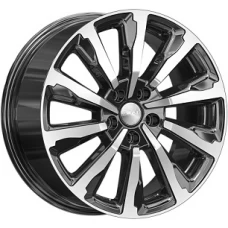 Скад Астер 18x8.0 5x114.3 ET 45 CB66.10 Черный с полированной лицевой поверхностью