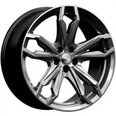 Скад Гранада 19x9.0 5x114.30 ET 40 CB67.10 ЛитойxЧерный матовый с полированной лицевой поверхностью