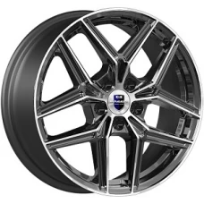 КиК Юнион 17x7.0 5x110 ET 45 CB67.10 Черный с полированной лицевой поверхностью